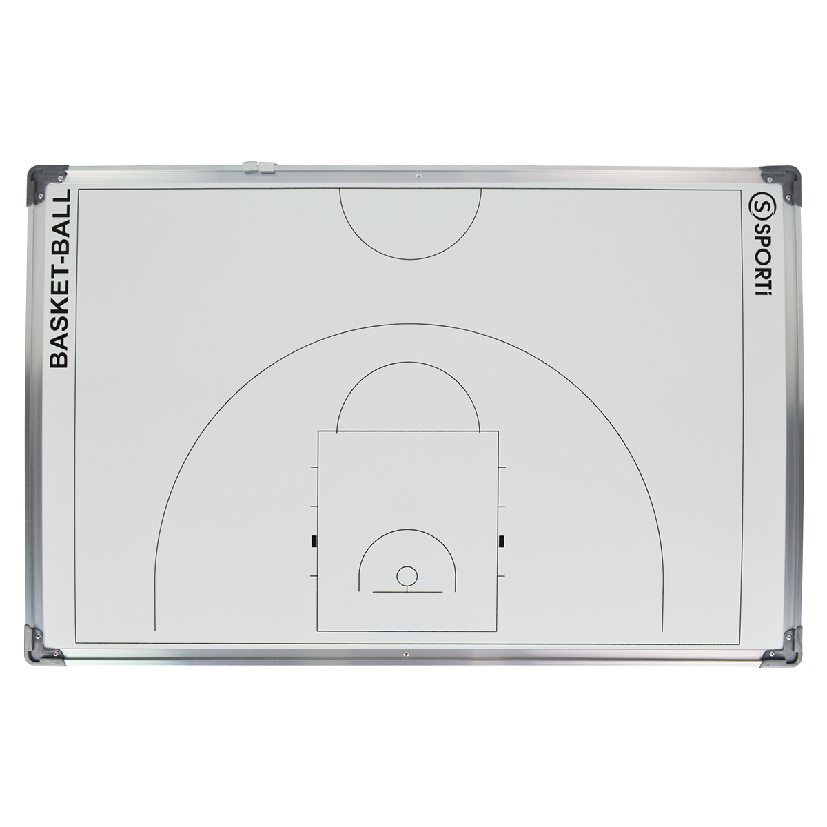 Tablette Tactique Magnétique Basket 35x20 Cm – Terrain Complet & Demi-Terrain, Jetons Aimantés + Marqueur, Entraînement & Matchs